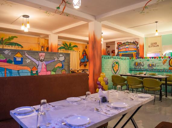 Gollden Saffron restaurant elegant interior